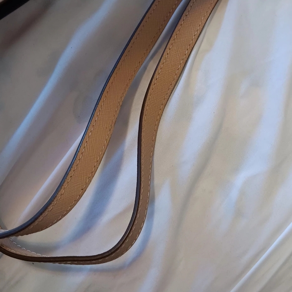 Clark Tote Bag Beige-Black Genuine Leather Women - Picture 12 of 14